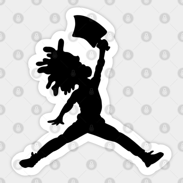 Juggalo Jumpman Sticker by PrettyGoodPosters